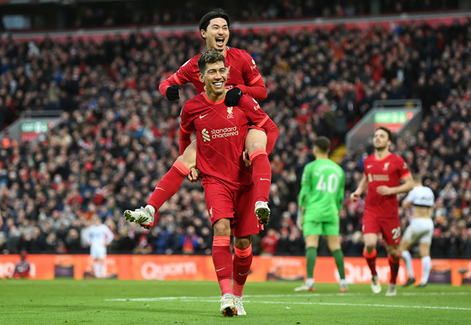 Liverpool thắng tưng bừng trong ngày vắng Salah và Mane
