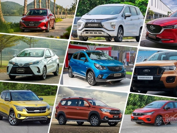 9 mẫu xe bán chạy nhất của các hãng tại Việt Nam năm 2021