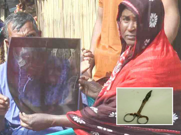 Người phụ nữ Bangladesh 20 năm sống chung với cây kéo bị bỏ quên trong bụng