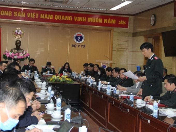Công bố quyết định thanh tra mua sắm thiết bị, vật tư y tế tại Bộ Y tế