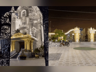 Clip: Lâu đài dát vàng rộng 1.000m2 ở Long An lên đèn trang trí Tết, từng ngóc ngách đều toát lên vẻ xa hoa khiến dân mạng choáng váng