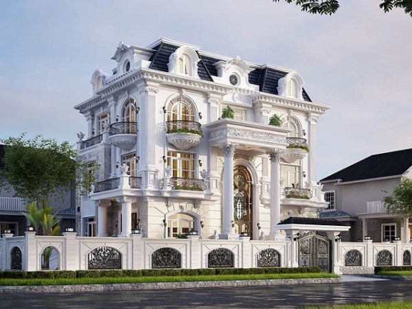 Cuộc sống thượng lưu trong những biệt thự tân cổ điển 3 tầng kiểu Pháp