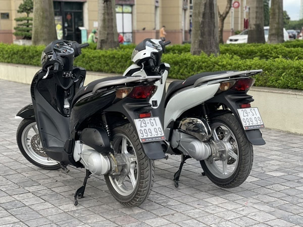 Loạt xe Honda SH biển VIP giá đắt đỏ gây sốt trong năm 2021