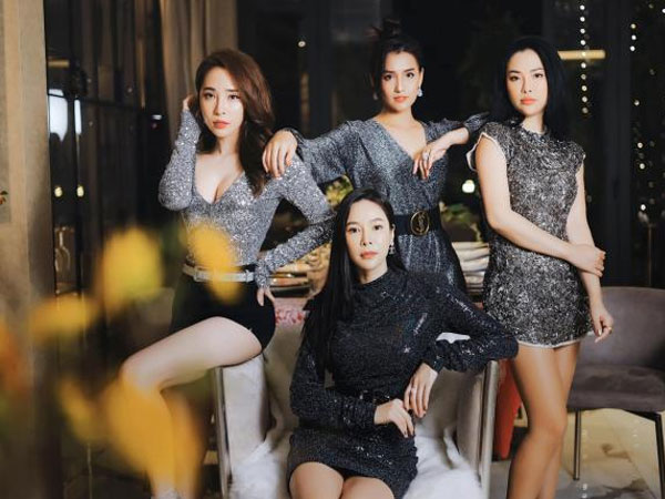 Tiệc tất niên của hội bạn Lã Thanh Huyền - Quỳnh Nga: Đại hội 'trưng trổ' vòng một của dàn mỹ nhân đất Bắc