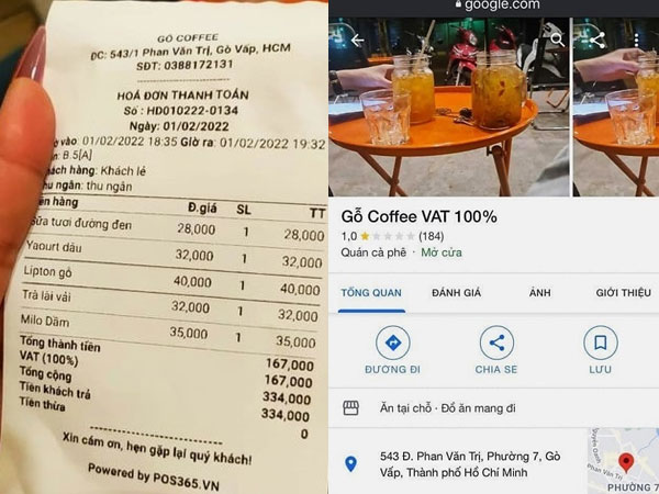 Vụ quán cà phê 'phụ thu' VAT 100% ngày Tết: Cơ quan thuế vào cuộc xác minh