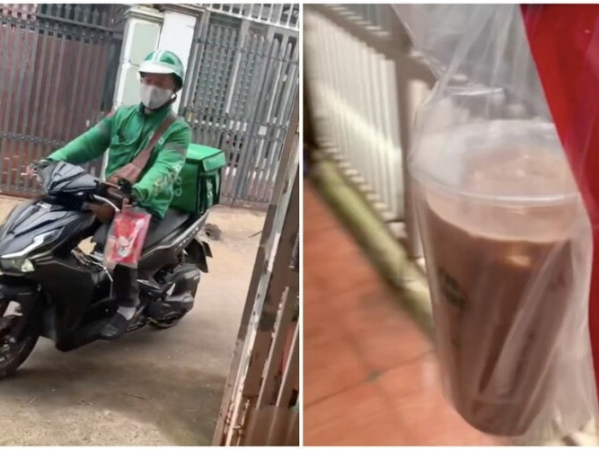 Đặt trà sữa không đưa tiền cho shipper còn đòi đánh giá 1 sao, cô gái lại được netizen khen đáng yêu