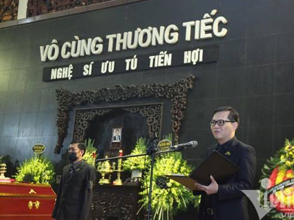 NSND Thu Hà, Trung Hiếu đến tiễn NSƯT Tiến Hợi lần cuối