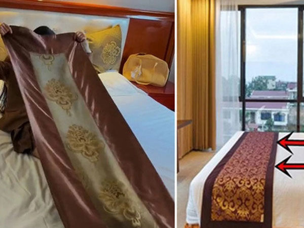 Lên mạng thắc mắc về chiếc 'chăn' nhỏ xíu trên giường khách sạn, dân mạng cười ngã ngửa: 'Ngây thơ quá!'
