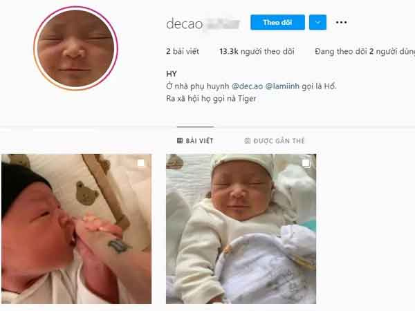 Vừa chào đời, 'hổ con' nhà Decao đã có follower khủng