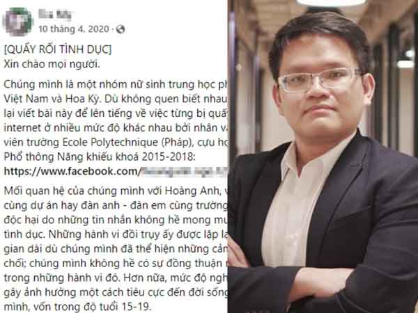 Động thái mới của Ngô Hoàng Anh sau khi bị tố gạ tình hàng loạt nữ sinh 'chưa 18' và Forbes Under 30 gỡ tên