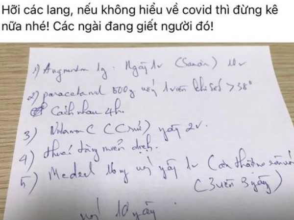 Tự tìm đơn thuốc trên mạng chữa Covid-19, F0 chảy máu tiêu hoá