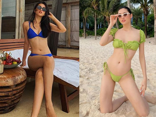 Dàn giám khảo Miss World Vietnam diện đồ tắm: Lệ Quyên có áp đảo đàn em Hoa hậu?