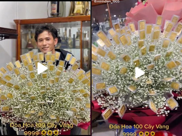 Mạng xã hội nháo nhào với bó qua 'đơn giản' của người đàn ông tặng vợ nhân dịp 8/3 trị giá hơn 7 tỷ đồng
