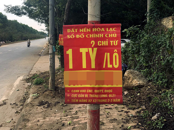 Nghịch cảnh đất Hòa Lạc: Ai cũng lãi to nhưng không thấy tiền đâu