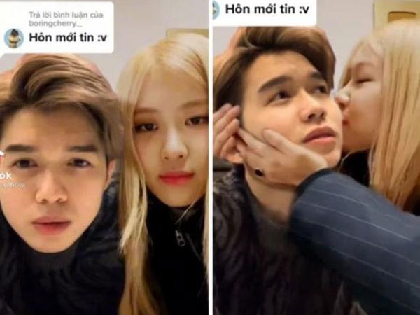 Dân mạng truyền tay nhau clip chàng trai Việt được Rosé (Blackpink) hôn má, sự thật thế nào?