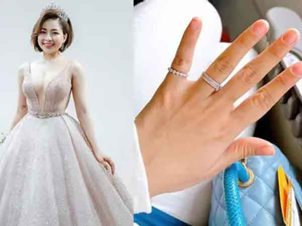 Hot girl Trâm Anh sắp 'theo chàng về dinh', để lộ nhẫn cưới ở ngón áp út?
