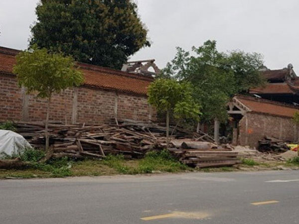 Sập tường Chùa, một người tử vong