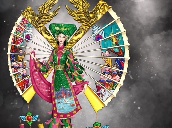 Hoài Phương mang Quốc phục ấn tượng đến Miss Eco: Fan kỳ vọng giật giải National Costume
