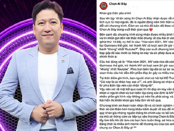 Gameshow Trường Giang làm MC bị chỉ trích sai kiến thức