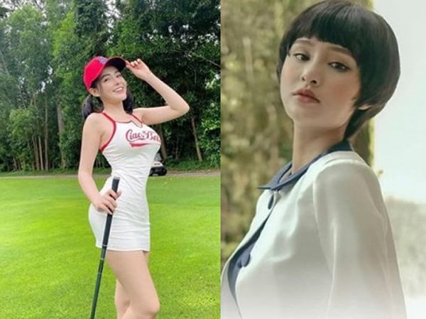 Sau phát ngôn gây sốc, Ngân 98 khoe ảnh check-in sân golf nồng nặc mùi 'cà khịa' Hiền Hồ giữa drama cặp kè đại gia