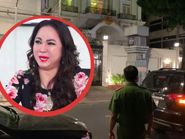 Ngay lúc này: Nhiều công an đang có mặt tại biệt thự của bà Nguyễn Phương Hằng