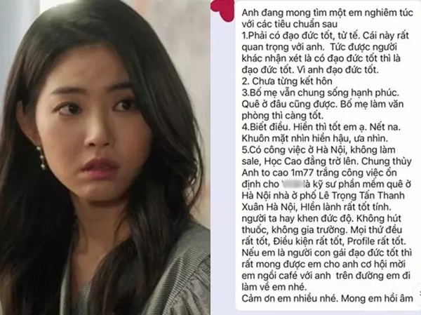 Trai mặt phố đăng tìm người yêu tiêu chí 'toàn diện như trong sách' khiến chị em chạy mất dép, dân tình ngán ngẩm: 'Người như anh chỉ có độc thân mới xứng!'
