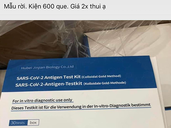 Kit test nhanh, thuốc điều trị Covid-19 'hạ nhiệt', bán xả hàng vẫn 'ế chỏng trơ'