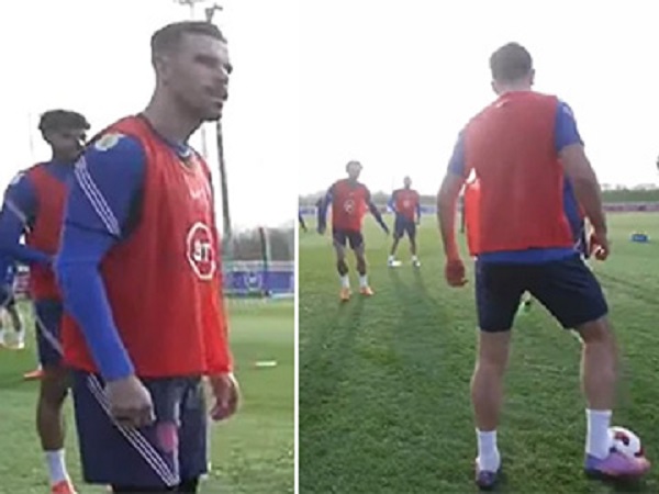 Henderson nổi cáu với Maguire trong buổi tập của tuyển Anh