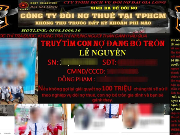 Nam thanh niên cầu cứu vì tự dưng bị gán 'khoản nợ trên trời' kèm đe dọa chặt chân, làm hại người thân