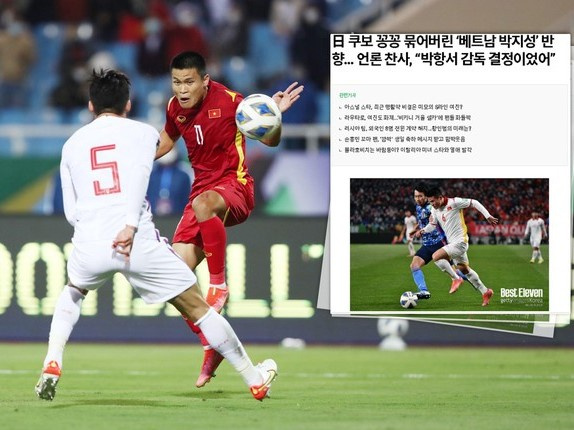Kèm chết ngôi sao Real Madrid, Tuấn Hải được báo Hàn Quốc ví von là ‘tiểu Park Ji-sung’