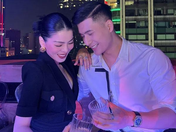 Lệ Quyên hạnh phúc khoe được gọi là 'vợ anh'