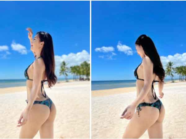 Y tá Ngọc 'Phố trong làng' diện bikini khoe đường cong đốt mắt