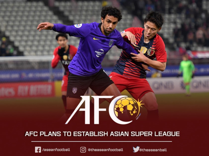 AFC lên kế hoạch thành lập 'Super League'