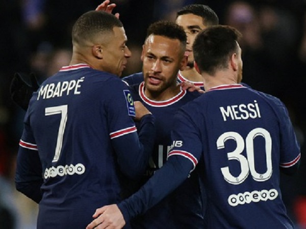Messi-Neymar-Mbappe thăng hoa, PSG thắng 5 sao
