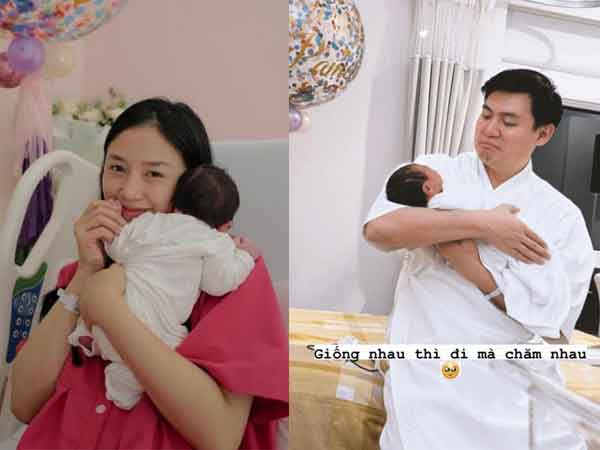 Vừa sinh con gái đầu lòng, Salim tiết lộ nhóc tì giống bố y đúc còn 'trách yêu' đến chồng thiếu gia