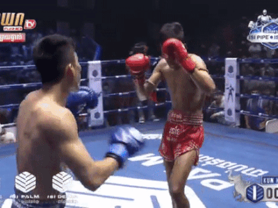 Võ sĩ Việt thắng vang dội trên đất khách, tung đòn 'sấm sét' khiến đối thủ sấp mặt
