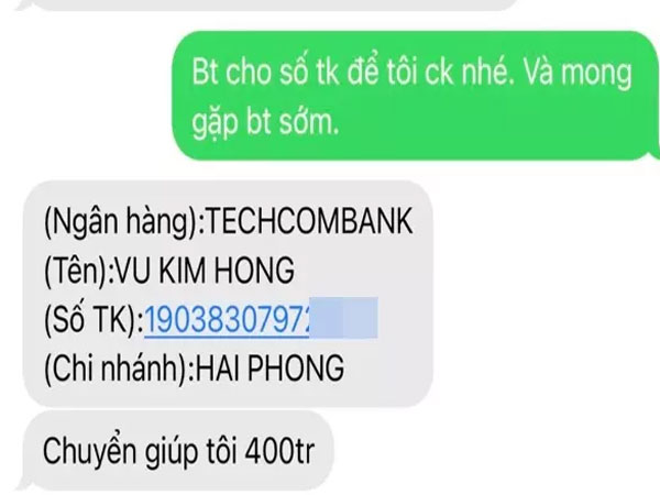 Xác minh đối tượng mạo danh Bí thư Hải Phòng nhắn tin vay tiền khắp nơi