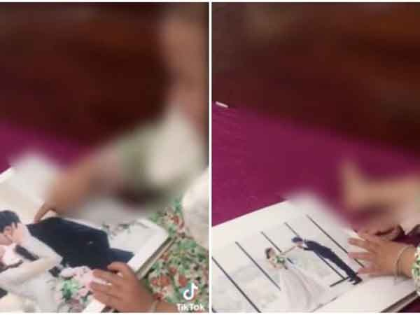 Đã chụp ảnh cưới không 'mời', bố mẹ còn ngang nhiên thơm nhau, bé gái nức nở: 'Bố không thơm con thì thôi'