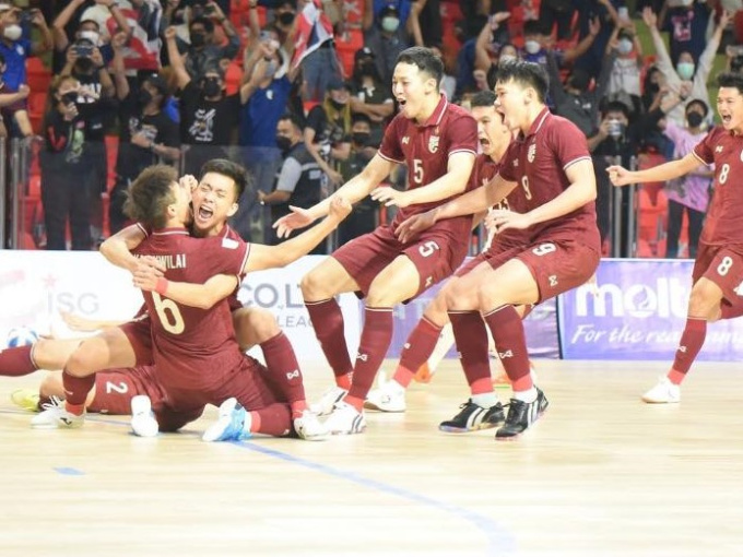 Thái Lan lần thứ 16 vô địch giải futsal Đông Nam Á sau trận chung kết siêu kịch tính