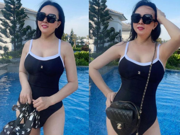 Doanh nhân Phượng Chanel gây sốt khi khoe body 'rất gì và này nọ' với bikini ở độ tuổi 45