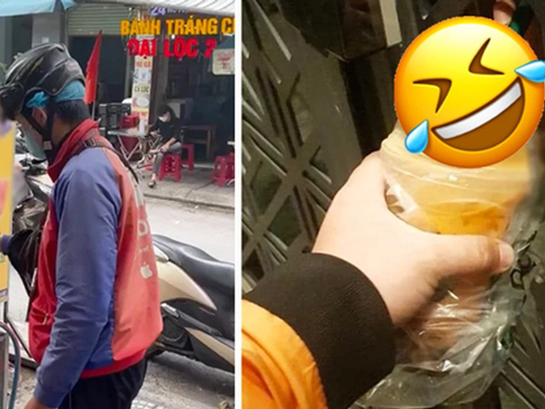 Mang đồ uống đến nơi nhưng khách lại bị nhốt trong nhà, shipper đưa ra phương án giải quyết khiến dân tình cười xỉu vì quá dễ thương