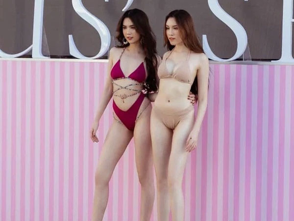 Nàng MC chân dài 1m1 sexy cỡ nào mà 'dám' đọ body với nữ hoàng nội y Ngọc Trinh?