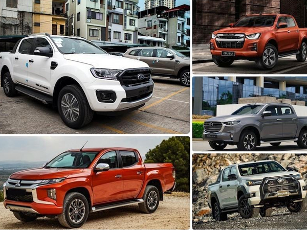 Xe bán tải tháng 3/2022: Ford Ranger trở lại, Toyota Hilux đáy bảng