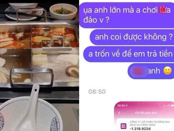 Bóc phốt bạn trai mời đi ăn rồi 'bùng' hóa đơn 1,3 triệu, cô gái bị cả mạng xã hội 'ném đá' vì cú 'quay xe' gây sốc từ phía nhà trai