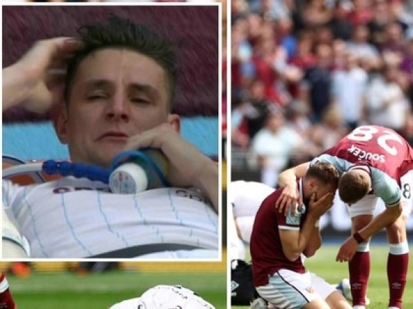 Gây chấn thương kinh hoàng cho đối thủ, cầu thủ West Ham khóc nức nở
