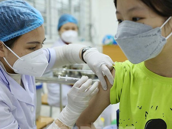 Hình ảnh Hà Nội đồng loạt triển khai tiêm vắc xin phòng COVID-19 cho trẻ
