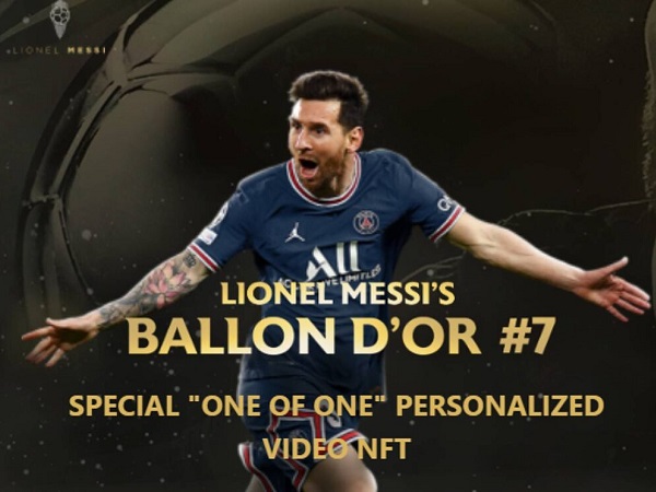 PSG ra mắt NFT kỷ niệm Quả bóng vàng thứ 7 của Messi