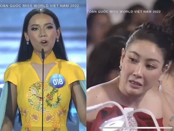 Thí sinh Miss World Vietnam ứng xử ấp úng, cười trừ chữa ngượng: Đến BGK cũng không giấu nổi vẻ ái ngại