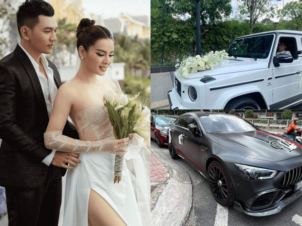 Bóc giá dàn xế hộp trong đám cưới Phương Trinh Jolie: Chú rể lái G63 hơn 13 tỷ, loạt xế hộp đi kèm cũng có giá cao ngất ngưởng