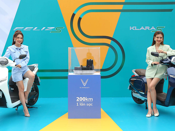 VinFast ra mắt 5 xe máy điện, đi 200km với 1 lần sạc, giá từ 22 triệu đồng
